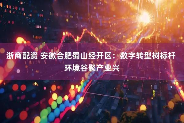 浙商配资 安徽合肥蜀山经开区：数字转型树标杆 环境谷聚产业兴
