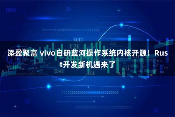 添盈聚富 vivo自研蓝河操作系统内核开源！Rust开发新机遇来了