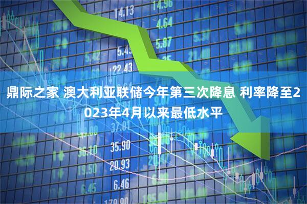 鼎际之家 澳大利亚联储今年第三次降息 利率降至2023年4月以来最低水平